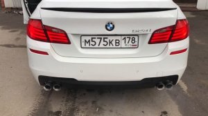 Бмв 5 серии на новом выхлопе