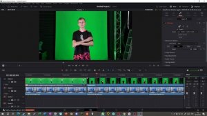 Хромакей в DaVinci Resolve