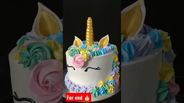 unicorn cake ||unicorn theme birthday cake#cakes #shorts #shortsfeed #viralshorts