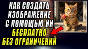 Создать изображение с помощью ИИ без ограничений и бесплатно