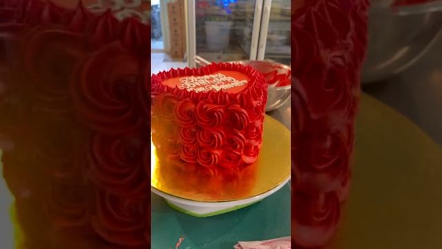 Red Color #shorts #nailedit #cake смотреть онлайн