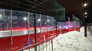 5 января 2025 года. Пестовский парк, подготовка льда к шоу Т. Навки