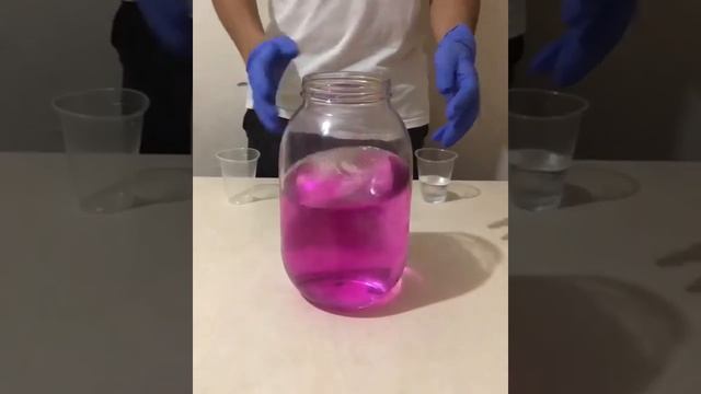 Differently as it is naturally colorless but turns pink in alkaline solution.#short video