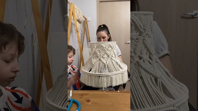 Торшер макраме #макраме #diy #macrame #мастерклассмакраме #урокимакраме