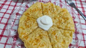 Творожно-сырная лепешка