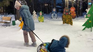 Новогодняя программа в Тарском парке культуры и отдыха (05.01.2025)