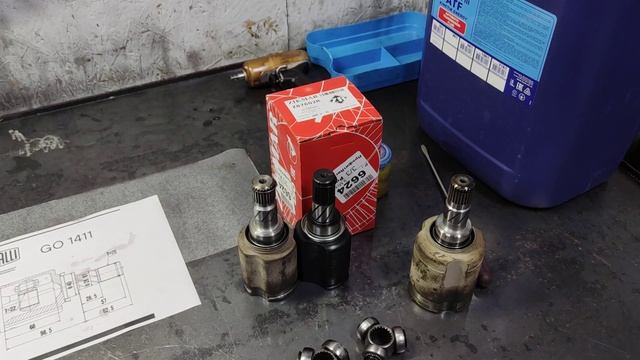 Внутренние шрусы для Juke, Qashqai, Sentra, Tiida на АКПП смотреть онлайн