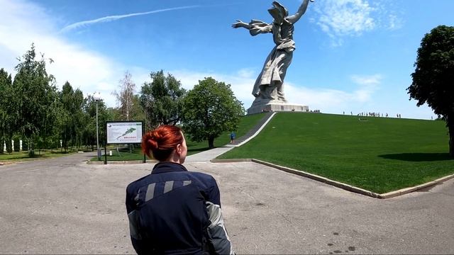 Волгоград (Родина Мать)  - Саратов. Мотопутешествие по Центральной части России. День 1