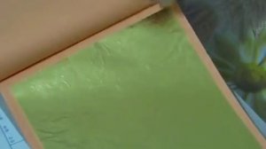 тестируем китайское сусальное золото