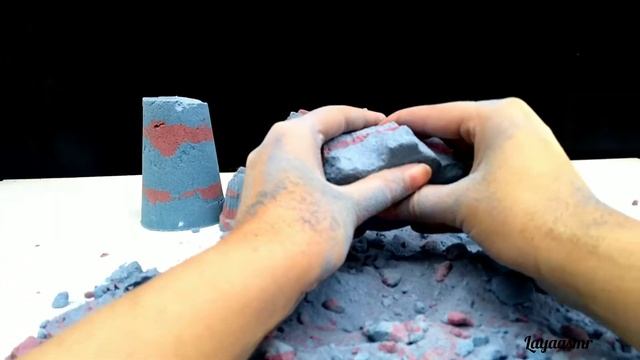 BLUE & BROWN BAKING SODA ASMR #bakingsoda #asmr #crunchy #crumble #oddlysatisfying #anxiety #relief