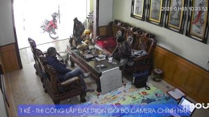 Lắp Camera cho khách hàng tại khu phố Xuân Thị, phường Tứ Minh, TP. Hải Dương.