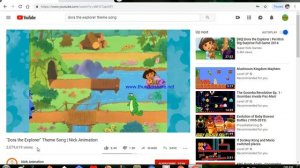 YTP: Dora the Explorer gets interrupted by The Muffin Song