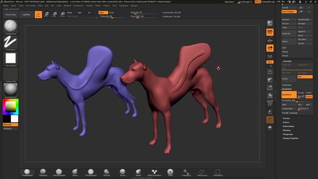 ZBrushCore - Joseph Drust - SubDivision vs. DynaMesh (720p)