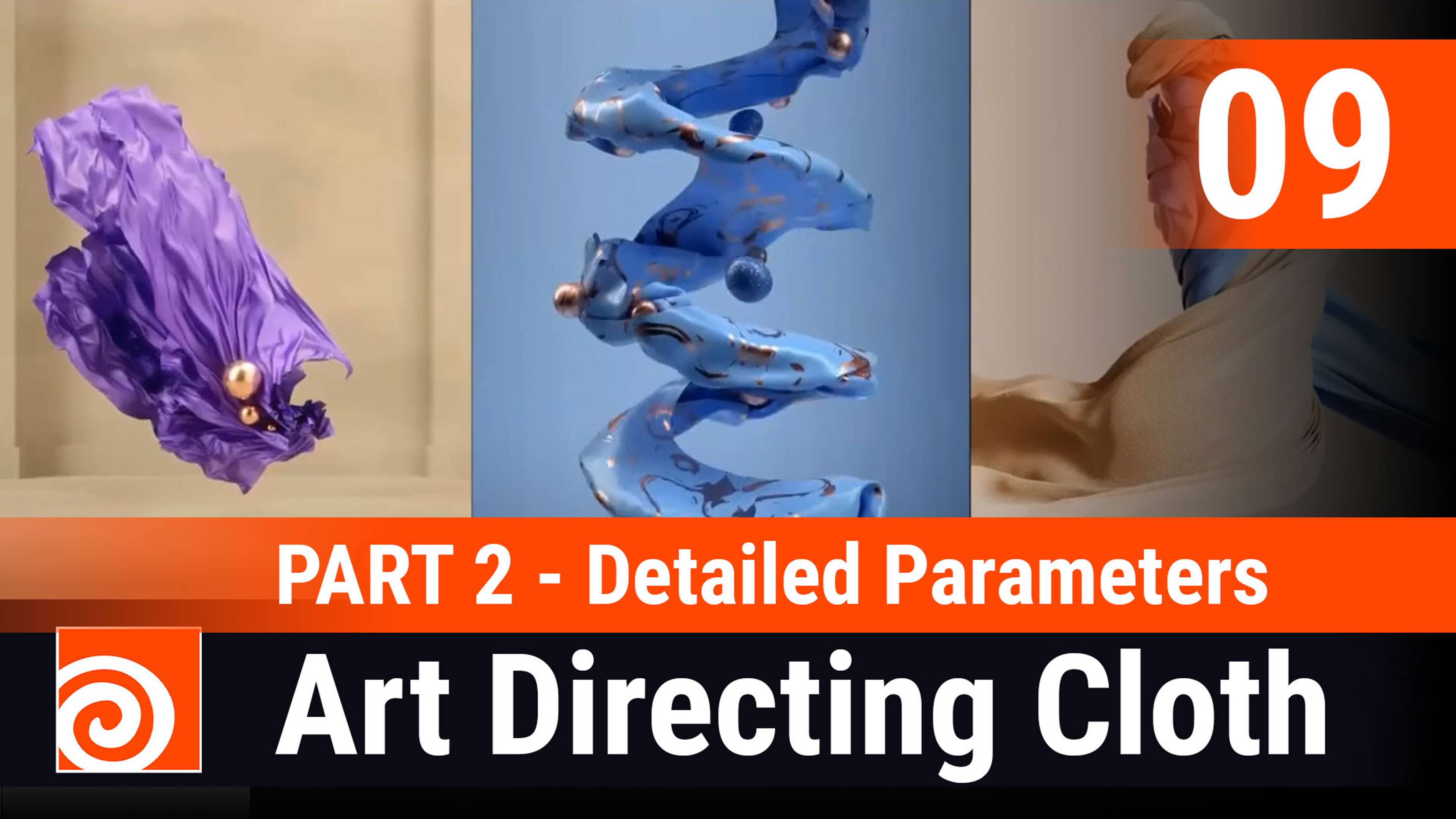 Art Directing Cloth in Houdini - PART 2 - Detailed Parameters - 09_Pin To Target - Stopped Type