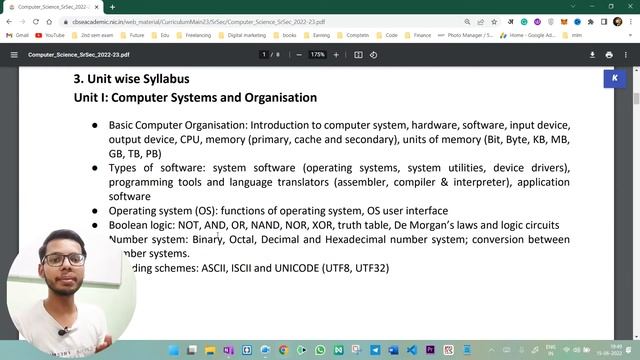 Class 11 Computer Science Syllabus 2022-23 | Class 11 Python | in Hindi