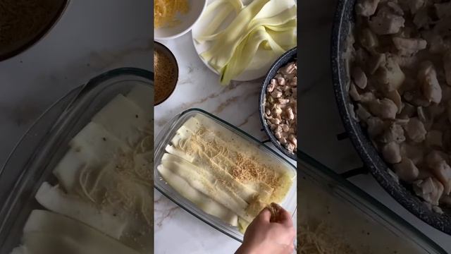 ПП лазанья из кабачка #рецепты #лазаньярецепт