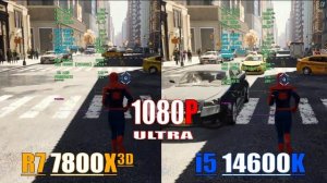 INTEL i5 14600K  vs RYZEN 7 7800X3D || PC GAMES BENCHMARK TEST ||