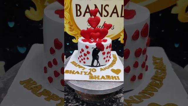 Love Cake 😍😍🥰🥰 #shorts #love #anniversarycake