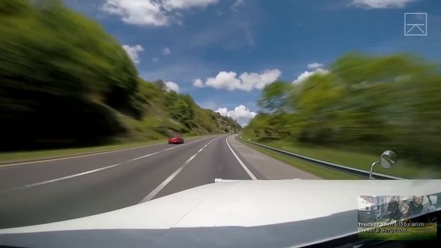 MEDIAN ROLLOVER - My Trucking Life #378