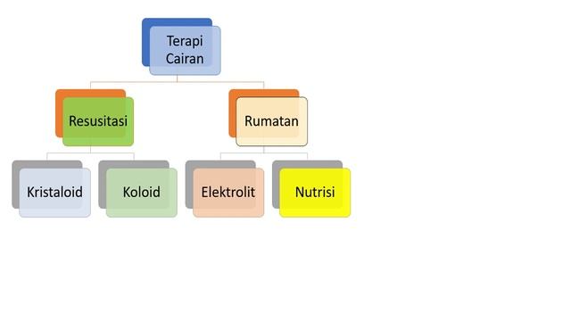 Terapi cairan infus ( RL, NaCl, Dextrose, Albumin, Dextran, Gelatin, HES, KCL, Kabiven)