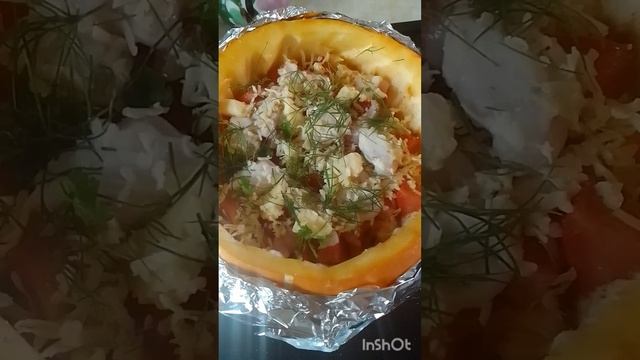 ЖАРКОЕ В ТЫКВЕ🍠🧅🧄🥕🍊!!! смотреть онлайн