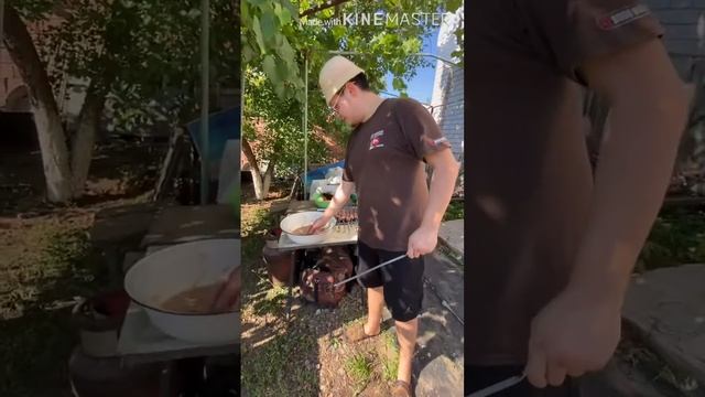 Сочный и мощный шашлык для моей семьи ! смотреть онлайн