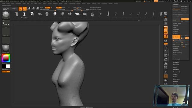 07 Zbrush для начинающих _ DynaMesh (Урок) (720p)