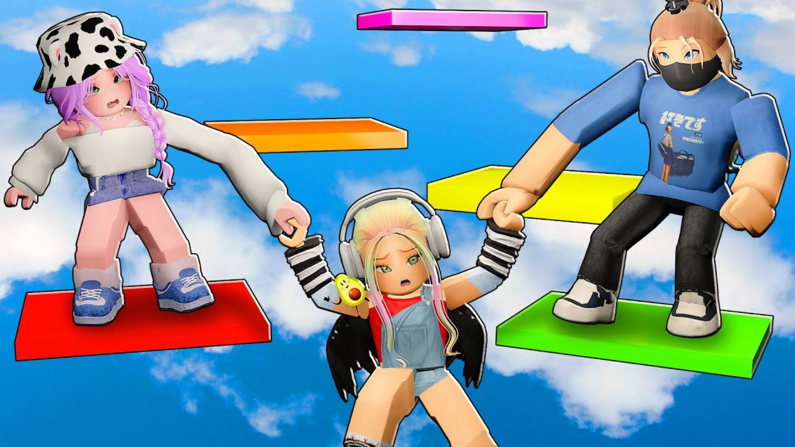 МЫ СВЯЗАНЫ РУКАМИ В ОББИ! Roblox смотреть онлайн