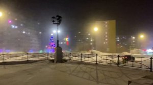 Норильск/Кайеркан/На дороге метель.