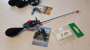 Обзор готовых комплектов зимних удочек FT-1 FIN EVA, мастерская Rozin Denis fishing studio