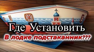 Подстаканник в лодку!!! в какое место установить?