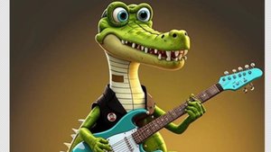 Крокодил Гена  KAVER METAL VERSION