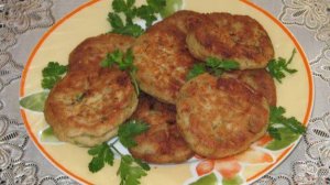 Котлеты из сазана с зеленью