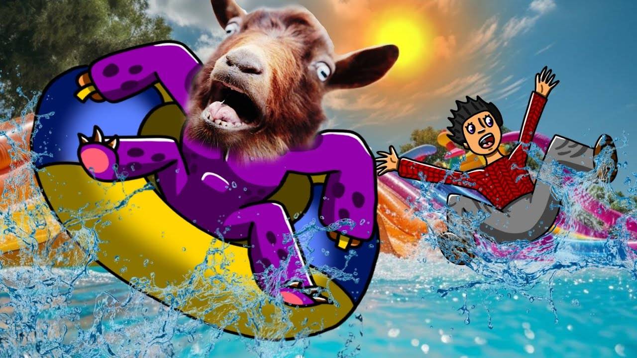 Человек Козёл и его Удивительные Друзья!!! _ Goat Simulator