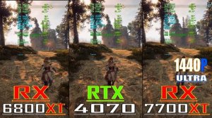 RX 6800XT vs RTX 4070 vs RX 7700XT // PC GAMES BENCHMARK TEST \\