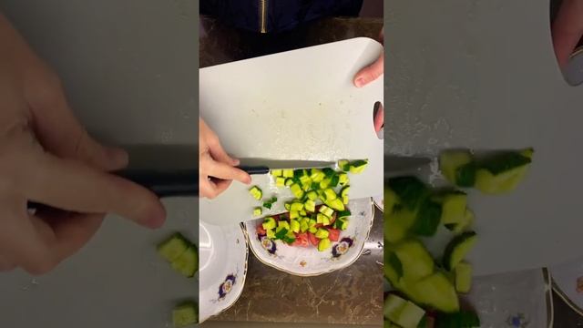 Легкий салат супер быстрый салат инсулинорезистентность #детокс #детоксменю #салат #салаты