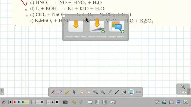 OBIAD NA KOLACJE, CZYLI DYSPROPORCJONOWANIE. ZADANIE 3.28 OPERON 3.#chemia #chemistry