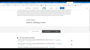 ZTE Blade A7 2020 прошивка где скачать прошивку ?
