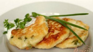 Сырники с зеленым луком