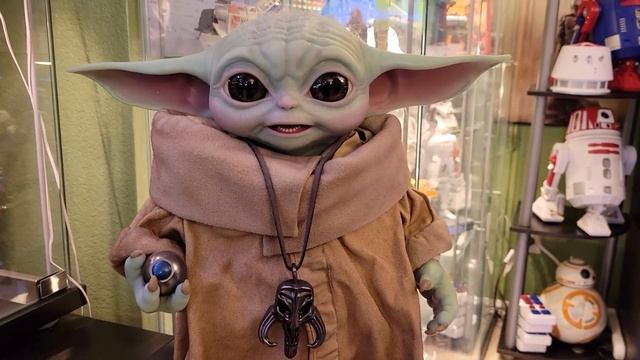 Star Wars Hot Toys [ Quarter Scale ] Grogu Action Figure Unboxing