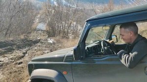 5 км по бездорожью. Дорога на дачу. Буксуем в снегу.