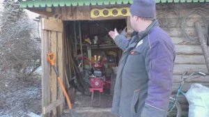 Гараж для мотоблока МТЗ и дела по дому #жизньвдеревне #хутор