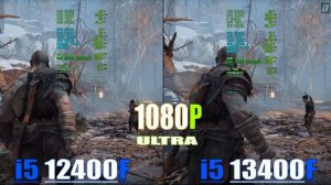 INTEL i5 12400F vs INTEL i5 13400F // PC GAMES BENCHMARK TEST ||