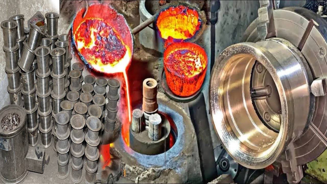 Изучение процесса литья латуни в Чатту Батта || Взгляд на азиатское производство