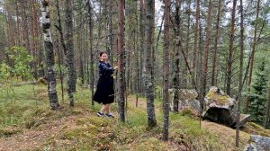 Исследуем лес вокруг замка Кархумяки. Карелия