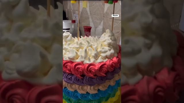 Rainbow Cake #shortfeed #shorts #ytshorts #viral