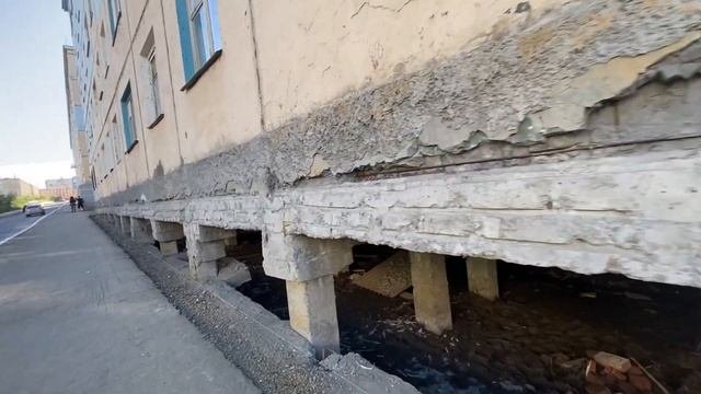 Норильск/Изменения  на Ул.Дзержинского/Дома на сваях.