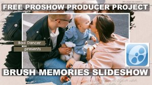 Free ProShow Producer Template - Brush Memories Slideshow ID 12012023