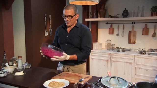Свекольные котлеты со свекольным рисом