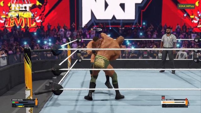 WWE2K24 JINDER MAHAL VS RIDGE HOLLAND смотреть онлайн